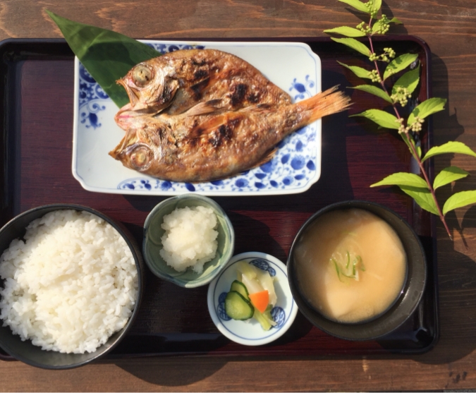 米・魚中心の食生活